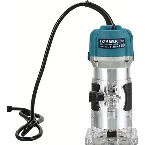 800W Electric Router – Precision Tool for Flush Trimming, Grooving and Profiling – Ideal for DIY, Engraving and Woodworking
