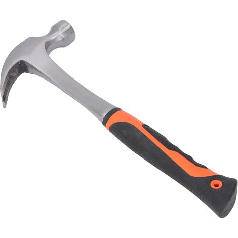 Marteau à griffes multifonctionnel, outil pour retirer les clous, en acier à haute teneur en carbone, pour électriciens, charpentiers et professionnels du bâtiment (0,25 kg). (1/5)