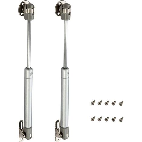 Lot de 2 vérins à gaz amortisseurs pour cuisine et meubles, 100 N pour meubles, charnières d'armoire, bras amortisseur