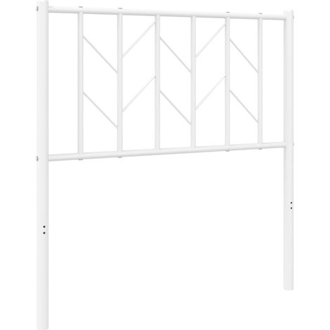 Maison Exclusive - Ersatz-Kopfteil Metall Weiß 80 cm