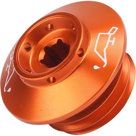 Bouchon de remplissage d'huile moteur et sortie de gaz pour 1290 Super R Special Edition 2016 Orange (1/5)
