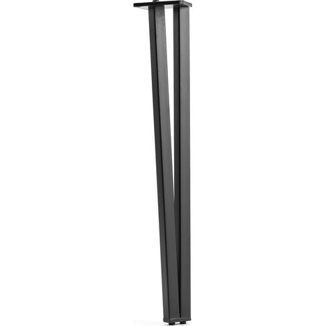 TrendLine Tischbein Hairpin schwarz, Maße (L x B x H) 100 x 800 mm Trendline 2077631450502 Tischgestell