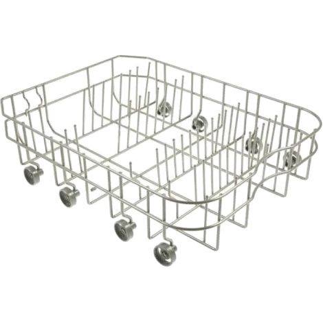 Panier inférieur de lave-vaisselle, plastique durable, 40 cm x 25 cm x 10 cm, compatible avec plusieurs marques de lave-vaisselle, capacité de charge standard, facile à installer