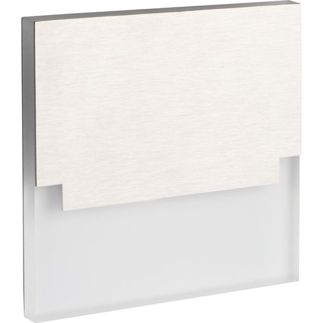 Luminaire LED décoratif - Escalier & Couloir - Acier inoxydable - Encastré - 13lm - Blanc chaud (1/5)