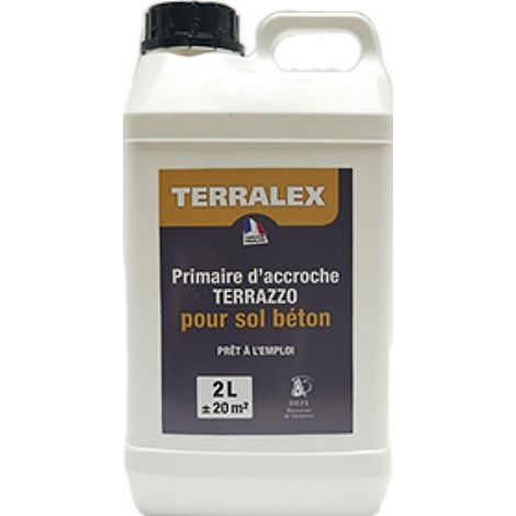 Primaire d’accroche pour sol TERRALEX avant application de Béton ciré Conditionnement: 2 Litres