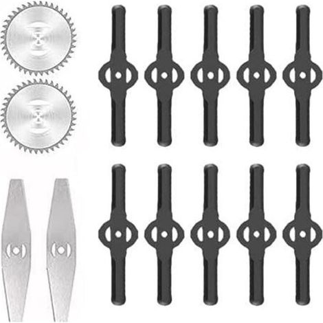 Accessoires pour tondeuses gazon Lames de dsherbeur lectrique Lames de scie Manche tlescopique lger pour la coupe du gazon, l\\'entretien de l\\'alle et du jardin (1/5)