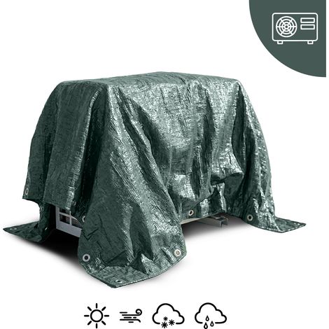 Telo Copertura Impermeabile per Arredo Giardino e Barbecue – Protezione Universale Cover Anti Pioggia UV Polvere per Tavoli, Sedie, Divani, ,lettino prendisole, Ombrelloni e BBQ Modello 13 (1/5)
