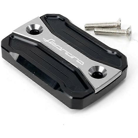 Accessoires moto pour Benali Lion 800 : cache-pompe de frein avant modifié en alliage d'aluminium, couvercle de réservoir d'huile (gris) (1/5)