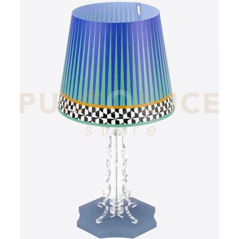 LAMPADA DA TAVOLO PICCOLA BRIGHELLA 1 LUCE ATTACCO E14 DISEGNO ETHNIC