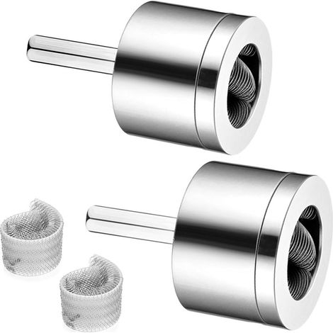 Lot de 2 15 mm et 22 mm nettoyeurs de tuyaux en cuivre sans fil Brosse de nettoyage pour tuyaux en cuivre Pour nettoyer et préparer les tuyaux en cuivre avant le soudage (1/5)