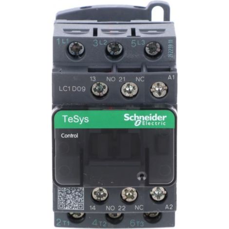 CONT 9A 1NA/1NC 380V 50/60Hz Relais mit 9 Ampere und 1 normalerweise offenen Kontakt.