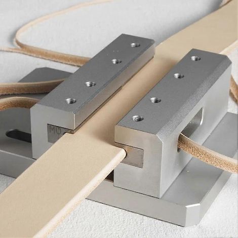Machine professionnelle de finition des bords de ceinture, outils de meulage et de finition pour le travail du cuir, pour le bricolage et la fabrication artisanale (4,5-6 mm).
