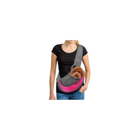Sac bandoulière de Transport pour Chat/Chien, Chiot épaule pour Animaux de Compagnie Sling Sac Transporteur (1/5)