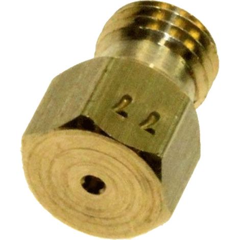 Ersatzteil - Original-Einspritzdüse für Butan/Propan (Durchmesser 0,77) -  - FAURE, WHIRLPOOL, ELECTROLUX, ARISTON HOTPOINT, BRANDT, INDESIT, ZANUSSI, IKEA, ZOPPAS