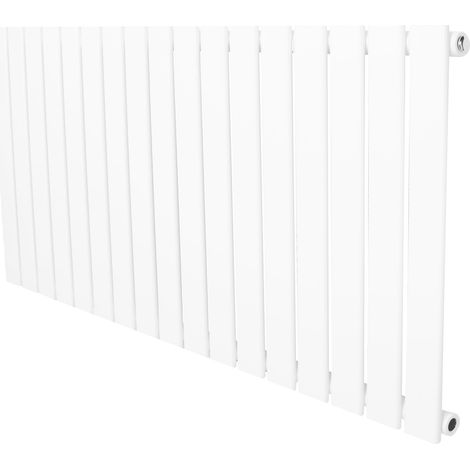 Radiatore Orizzontale Design Piatto Colonna Singola Bianco 600x1190 mm