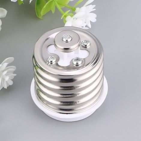 Adaptateur Douille E40 vers E27 - Convertisseur Prise Lampe LED Halogène - 4 Pièces (1/4)