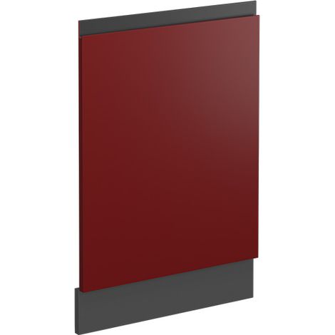 Panel frontal R-Line, Rojo, 44.6 cm En forma de J, sin encimera, Vicco