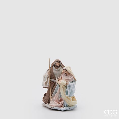 EDG Enzo De Gasperi Natività Lord Natalizia con Base H 17 Cm Multicolore (1/2)