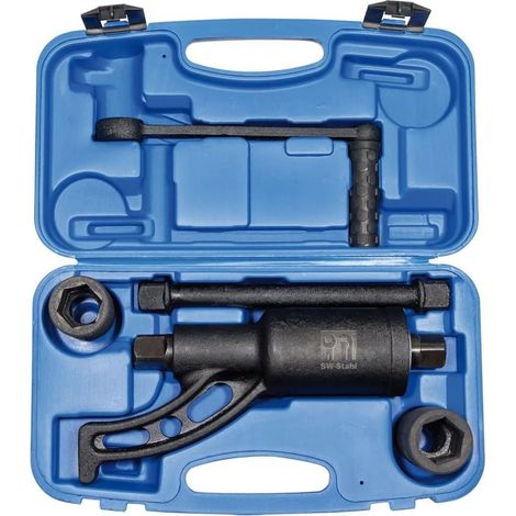 SW-Stahl 03966L multiplicateur de couple 1 pouce, 3 200 Nm 5 pièces I amplificateur de couple camion I clé dynamométrique avec jeu d'inserts pour clé à douille I jeu de valises pour camions (1/3)
