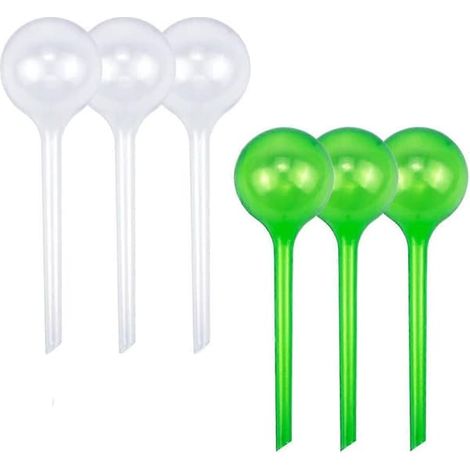 BelleRise - Lot de 6 globes d'irrigation, système d'irrigation goutte à goutte automatique, kit d'arrosage automatique pour plantes (1/5)