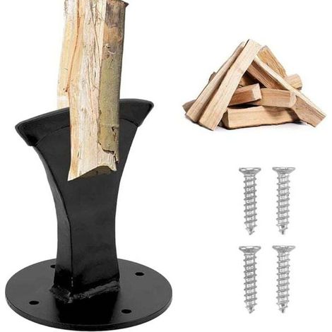 Fendeur de Bois de Chauffage,Fendeur Rapide de Bûches,Fendeuse Bois Manuelle,Heavy Duty Fendeuse à Bois,Coin de Fendeur de Bois,Fendeur de Bois de Chauffage en Acier,pour Petit Poêle à Bois (1/4)