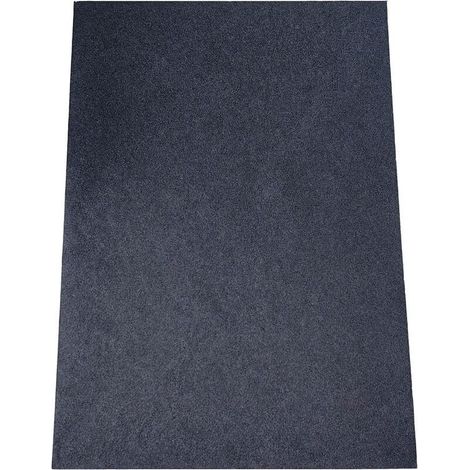 – Tapis de cheminée ignifuge 100x150 cm – Antidérapant en polyester PUC – Protection contre cendres et liquides – Lavable à la main (1/5)