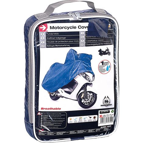Housse de Moto Taille XL 246x104x127CM Polyester (1/3)