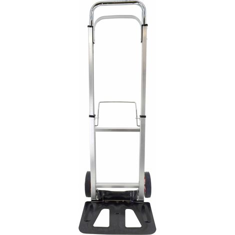 Carro de almacén plegable Awtools, modelo 90kg, ideal para transporte de cargas ligeras en almacenes y oficinas compacto, resistente, fácil de almacenar, alta capacidad de carga.