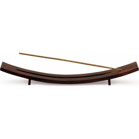 Esteban - Porte encens long en bois (1/2)