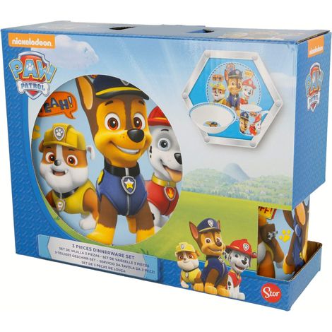 Set de 3 pièces en céramique Bol, assiette à dessert, tasse Boy icons (1/5)