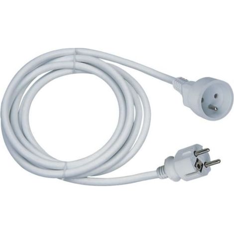 GAO Verlängerungskabel 5m 16A Weiß Robustes Kabel