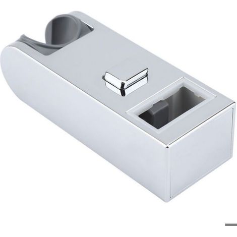 Support de tête de rail de douche – ABS chromé – Avec réglage hauteur – pour salle de bain moderne 3015mm (1/4)
