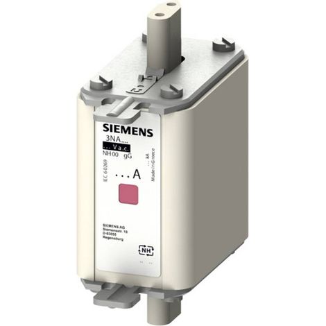 Siemens 3NA78247 Inserto fusibile Misura fusibile = 00 80 A 500 V/AC, 250 V/DC 3 pz.