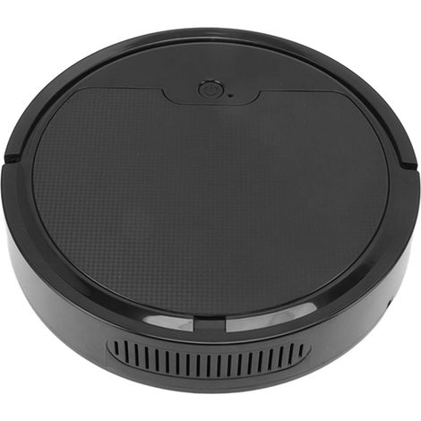 Aspirateur Robot 3 en 1, 1800Pa, Rechargeable USB, Minuterie, Fonction Lavage Auto, Boîte à Poussière 400ML, Noir (1/5)