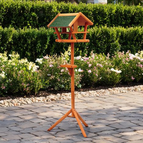 Cage pour oiseaux marron en bois 44 x 37,5 x 42 cm (1/5)