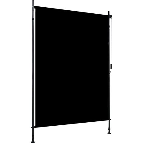 Vidaxl – Store roulant d'extérieur 150 x 270 cm – Tissu polyester résistant aux UV – Système à manivelle – Hauteur réglable 225 à 275 cm