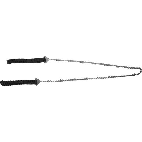 Scie à chaîne pliante 36 pouces en acier manganèse noir, 49 nœuds, pour jardin, coupe de bois et élagage (1/5)