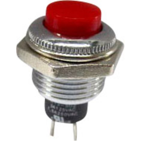 TRU COMPONENTS 1587735 TC-R13-502MA-05RT Drucktaster 250 V/AC 1.5 A 1 x Aus/(Ein) tastend    1 St.