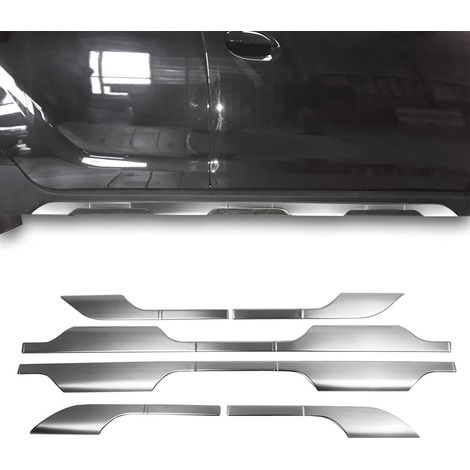 Barre latérale en acier inoxydable brossé chromé Compatible avec Duster II 2018-2019 (1/5)