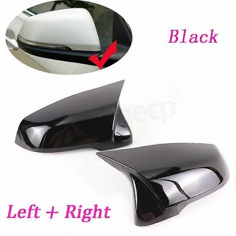 Enjoliveurs de rétroviseurs noirs à motif fibre de carbone pour BMW X1 F48, X2 F39 F40 F53 F44, Z4 G39 et Toyota Supra. Accessoires