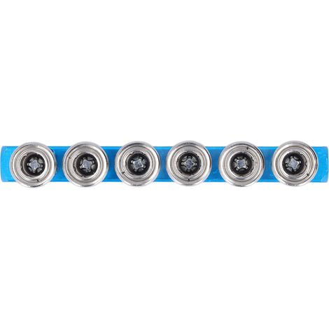 Collecteur pneumatique droit G1/4, diviseur d'air 6 voies avec raccords, bloc distributeur SML-6
