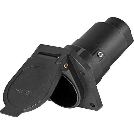 7-poliger weiblicher Stecker für Anhängerkabelbaum, weibliches Ende, 7-poliger Anhängerstecker, robuste 7-polige Ausführung (1/5)