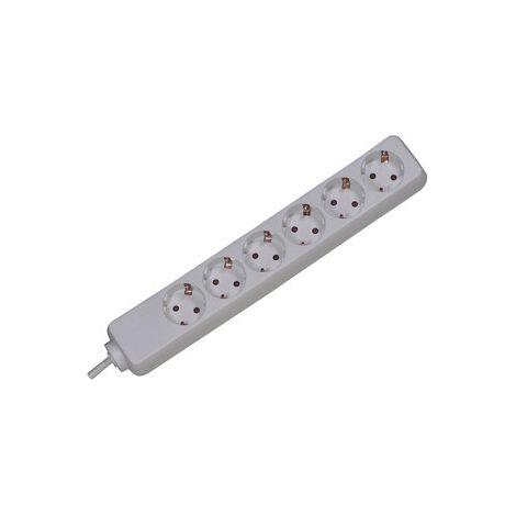 BACHMANN SELLY 6xCEE7/3 blanc Courant 1,5m CEE7/7, 381.241S