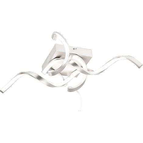 INTRECCIO - Plafoniera LED 40W 3000K Bianco Opaco IP20, Design Moderno per Interni - Rossini Group - Lampada a Soffitto per Ambienti Residenziali (1/5)