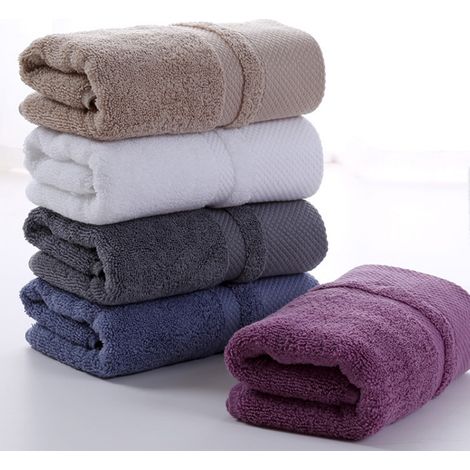 Lot de 5 serviettes de qualité supérieure, 35 x 75 cm, 100 % coton (1/5)
