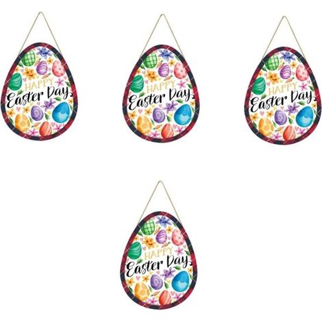 Appendiabiti pasquale in 4 pezzi – Articoli per feste di Pasqua, cartello di benvenuto (1/5)