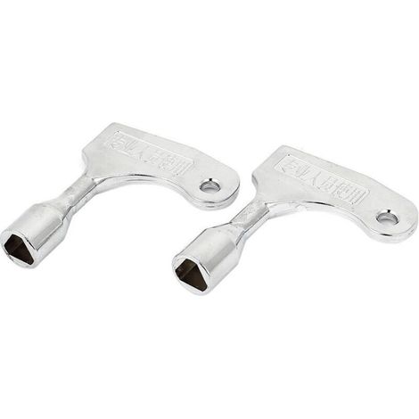 Lot de 2 clés triangle pour ouverture rapide d’urgence d’ascenseur, pour serrure de 9 mm