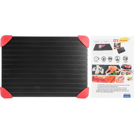 Plateau de Décongélation Rapide en Alliage d'Aluminium pour Viande et Aliments - Cuisine Maison Restaurant