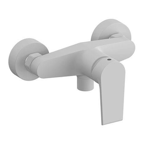 MONOCOMANDO ESTERNO DOCCIA SENZA ACCESSORI LINEA ARTIC Bianco Opaco