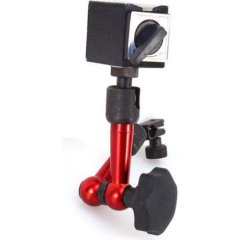 Mini support magnétique professionnel pour niveau à bulle numérique avec pied (1/5)